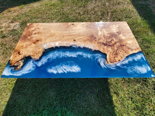 Coastline Epoxy River Table