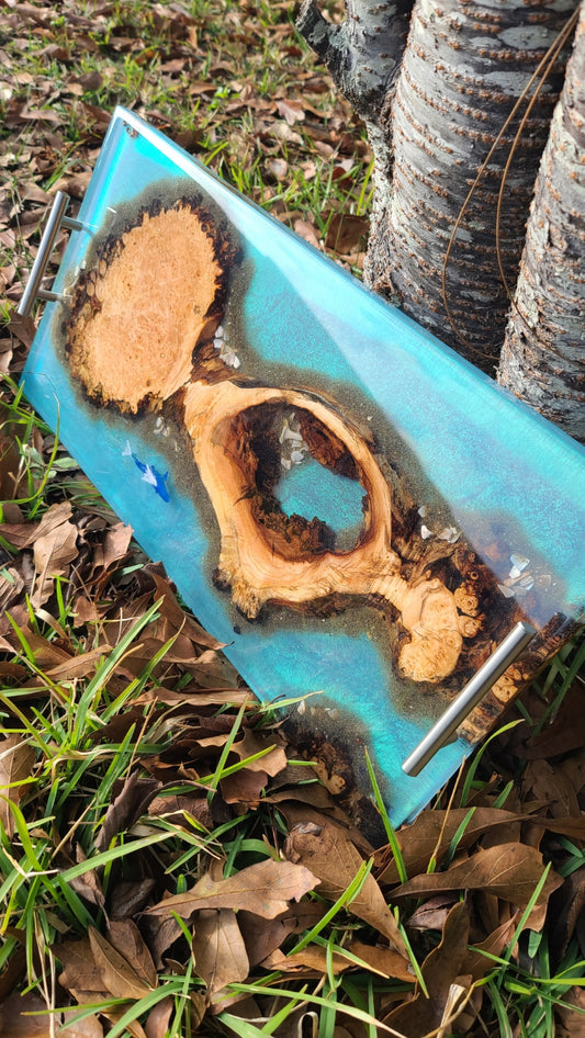 Shark Cove Epoxy Tray