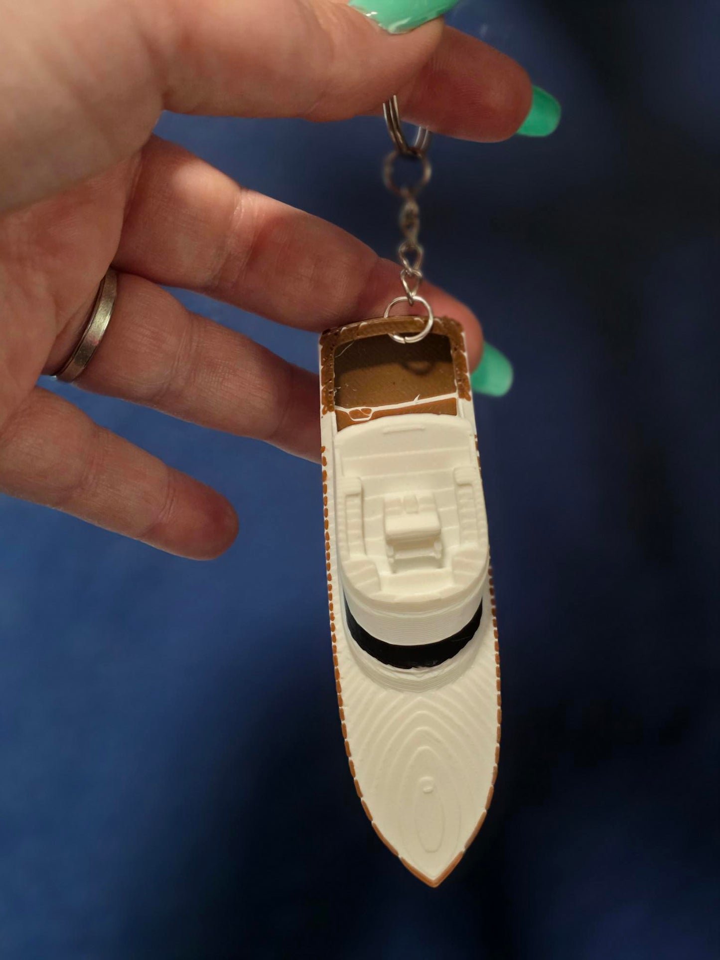 Boat keychain
